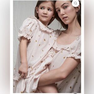 Sweet Blush Kids Dress with Delicate Patterns Rachel dress. By The New Society